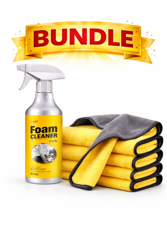 Kit Limpeza Interior – Espuma + Panos Profissionais